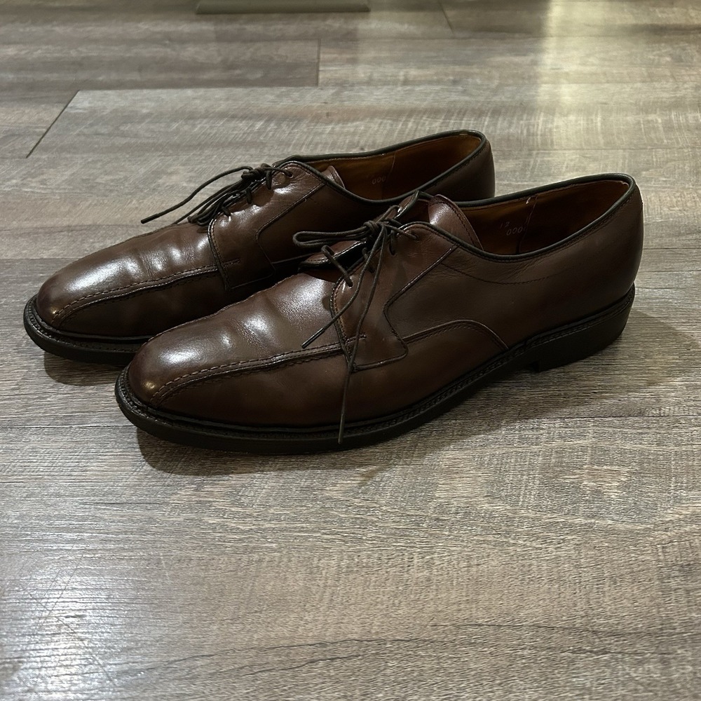 Allen Edmonds Mens Hillcrest dark brown Lace up Dress Shoes Sz 12